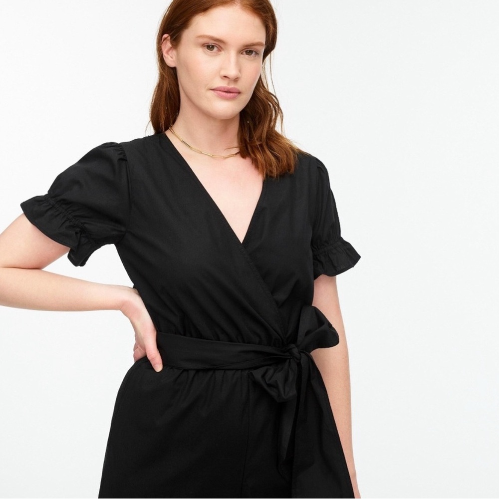 J. Crew Black Wrap Jumpsuit